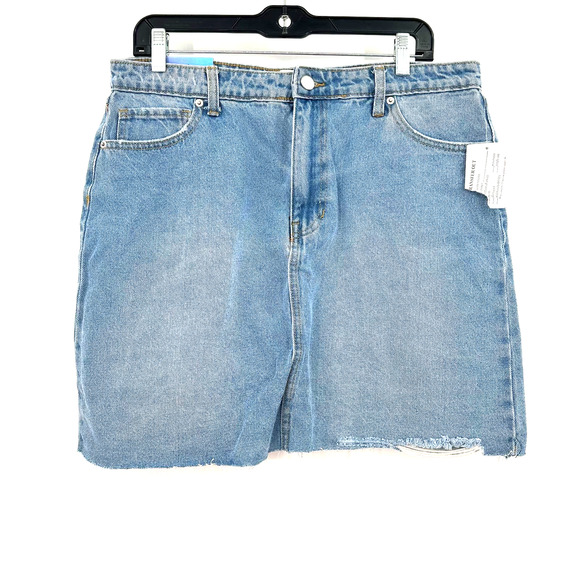 Abound size 33 NEW with tags blue‎ jean denim mini skirt - Picture 1 of 8